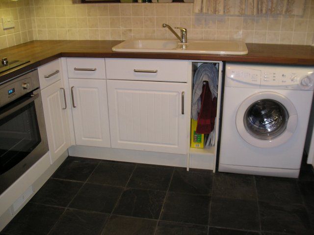 The same white kitchen, second view