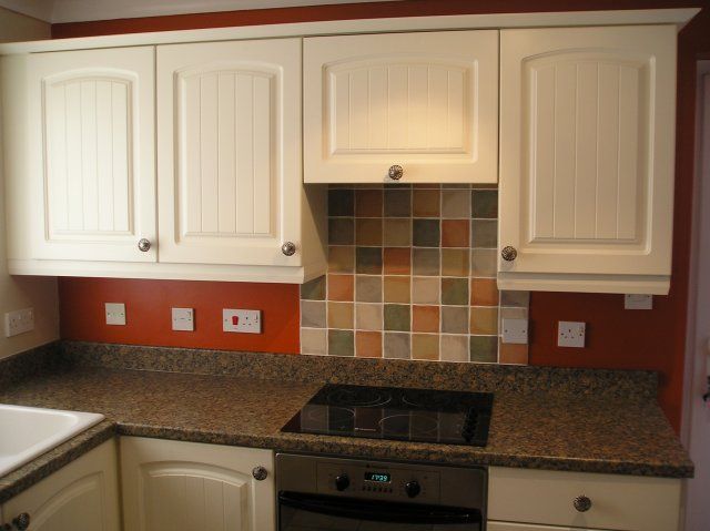 Earlier kitchen fitted by Steve, cream units