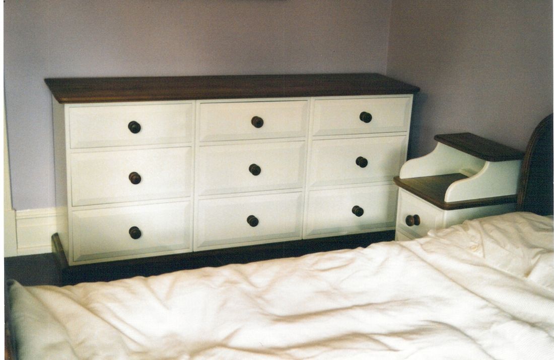 Ivory/Walnut Bedroom