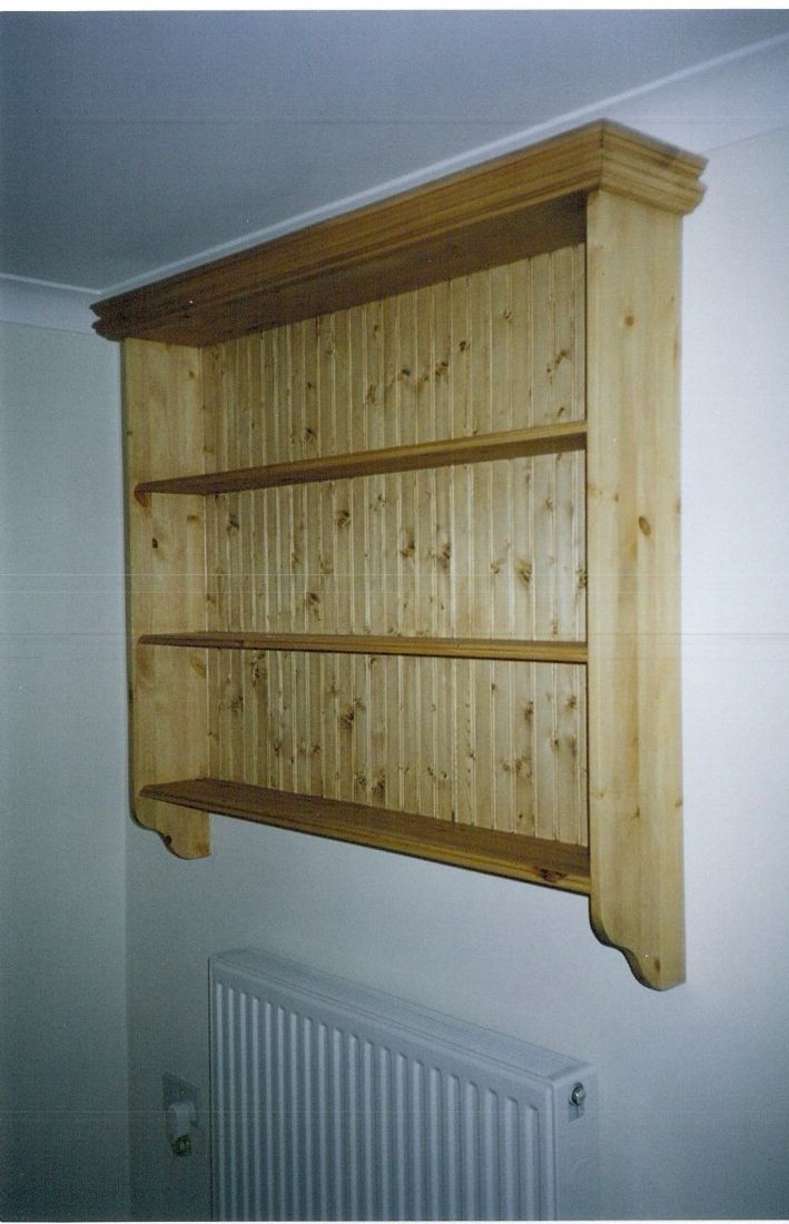 Pine Plate Rack