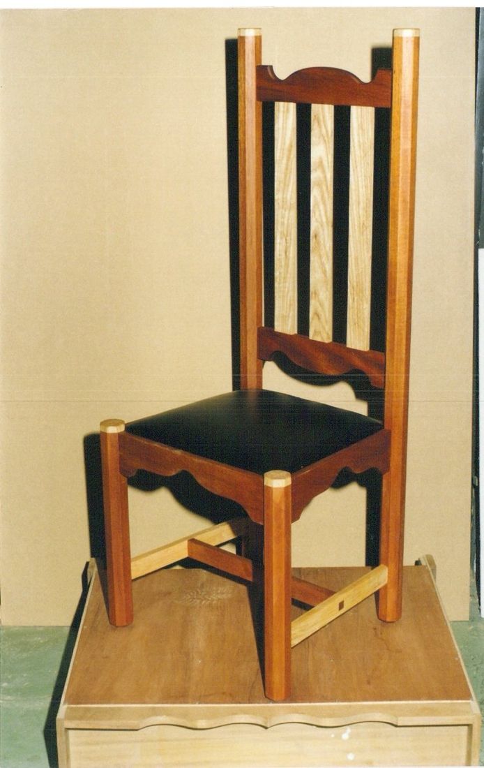 Mahogany & Ash Chair