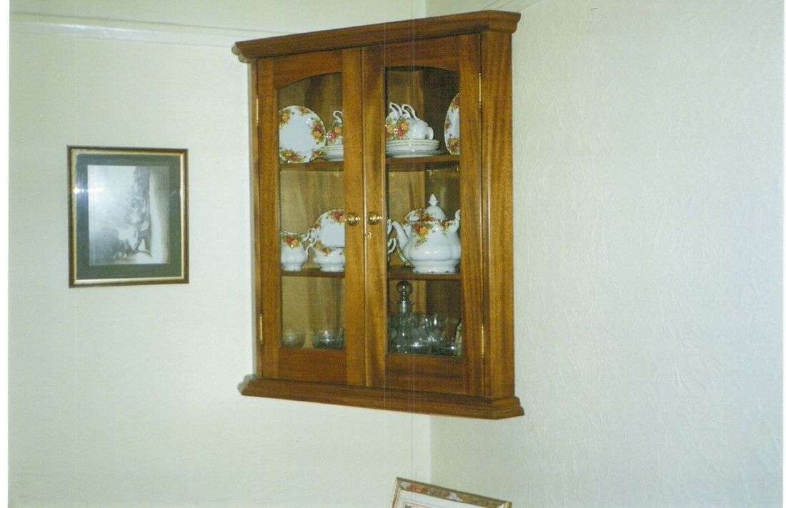 Mahogany Corner Unit