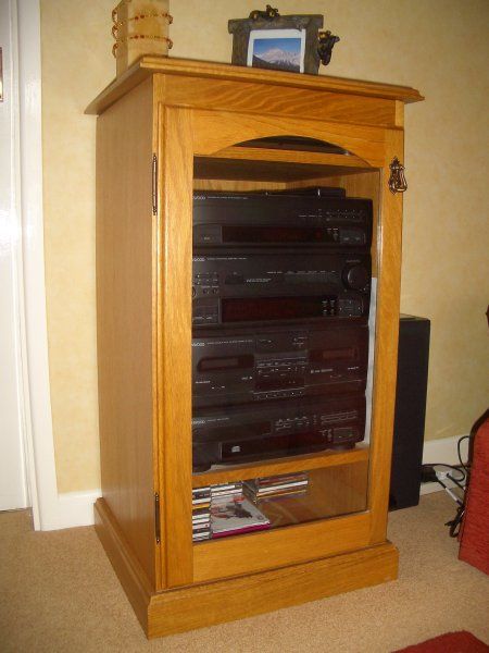 Oak Stereo Unit