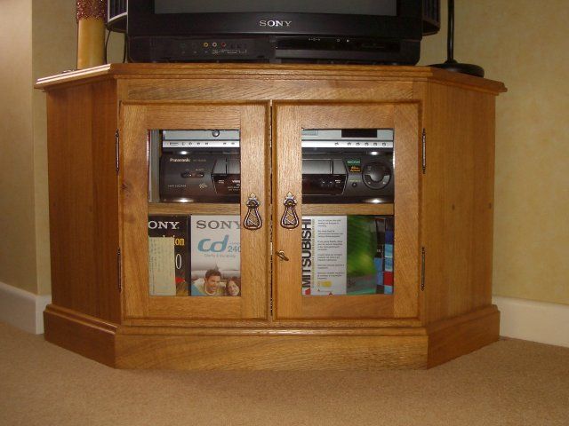 Oak Television Unit